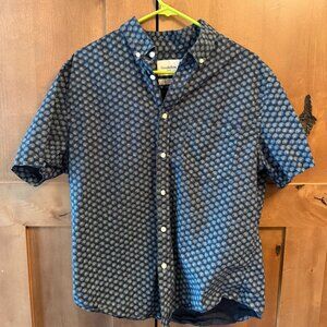 Goodfellow "Fireworks" Casual Buttondown Short-Sleeve Mens L